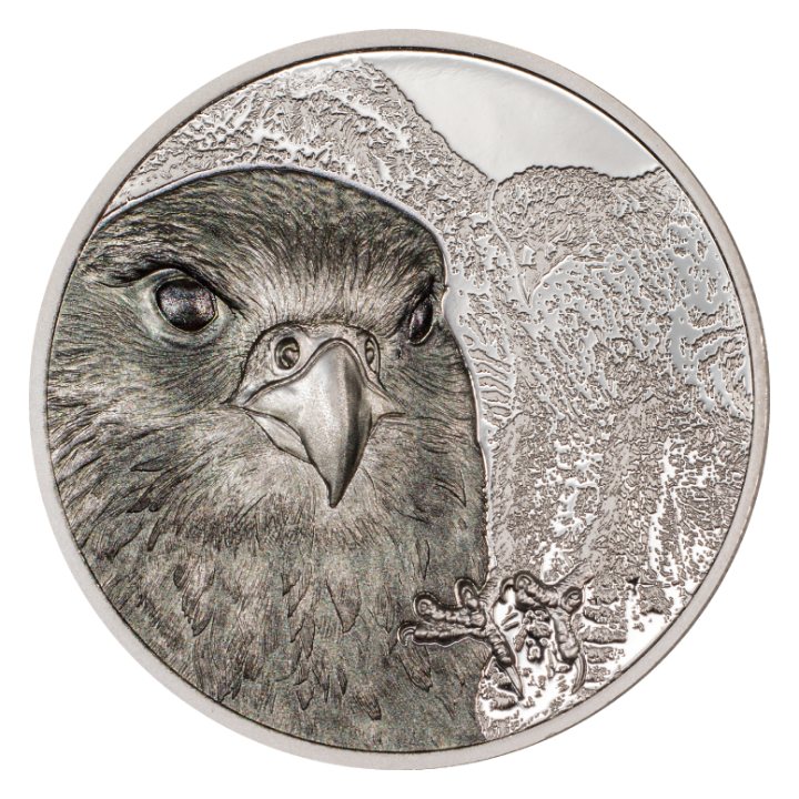 Mongolia: Mongolian Falcon 1 oz Platinum 2023 Proof Ultra High Relief