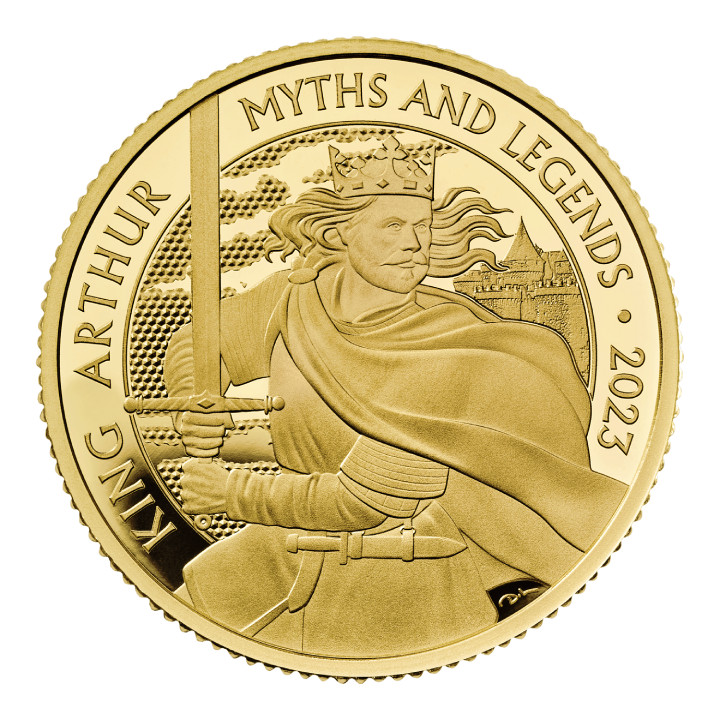 Myths & Legends: King Arthur 1/4 oz Gold 2023 Proof