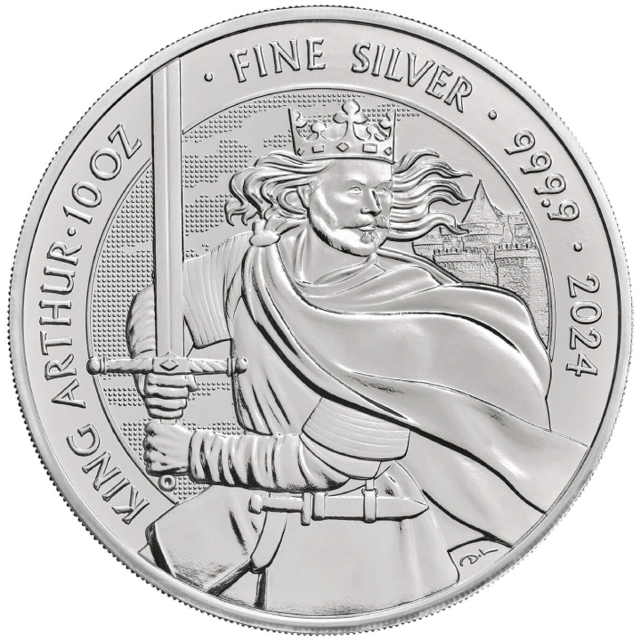 Myths & Legends: King Arthur 10 oz Silber 2024