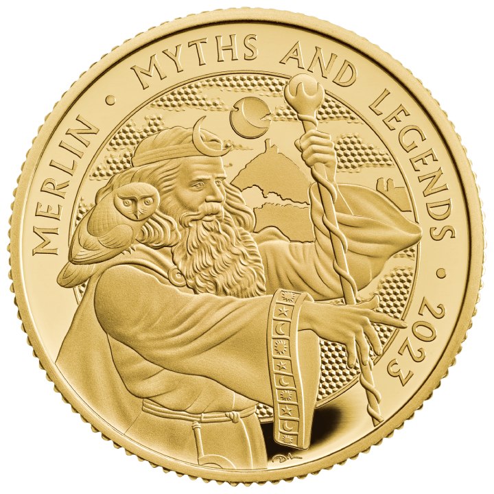 Myths & Legends: Merlin 1/4 oz Gold 2023 Proof