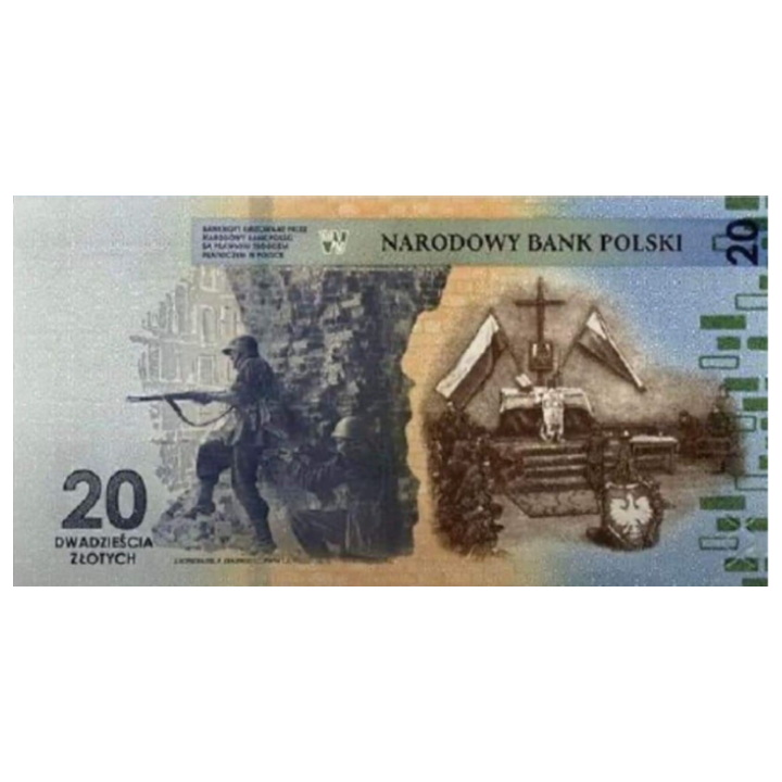 NBP "“80s. anniversary of the Warsaw Uprising" 20 PLN 2024