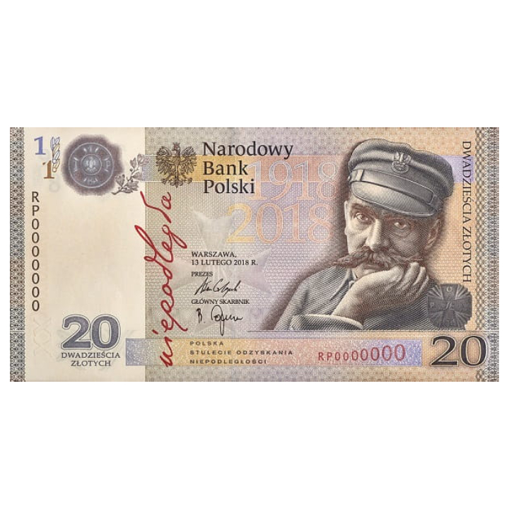 NBP "Independence" 20 PLN 2018