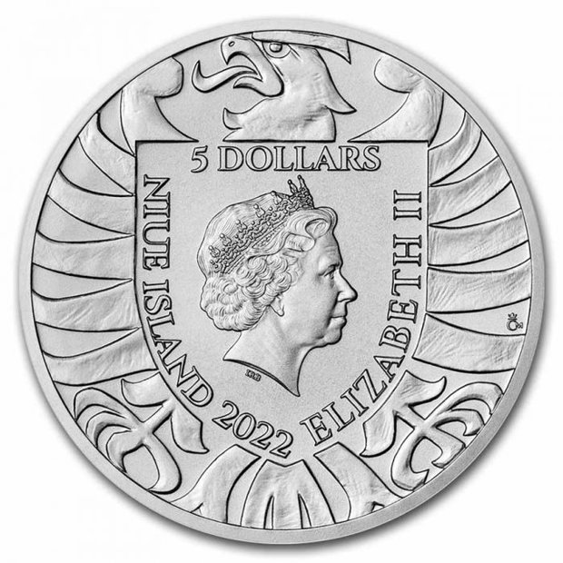 Niue: Czech Lion 2 oz Silber 2022