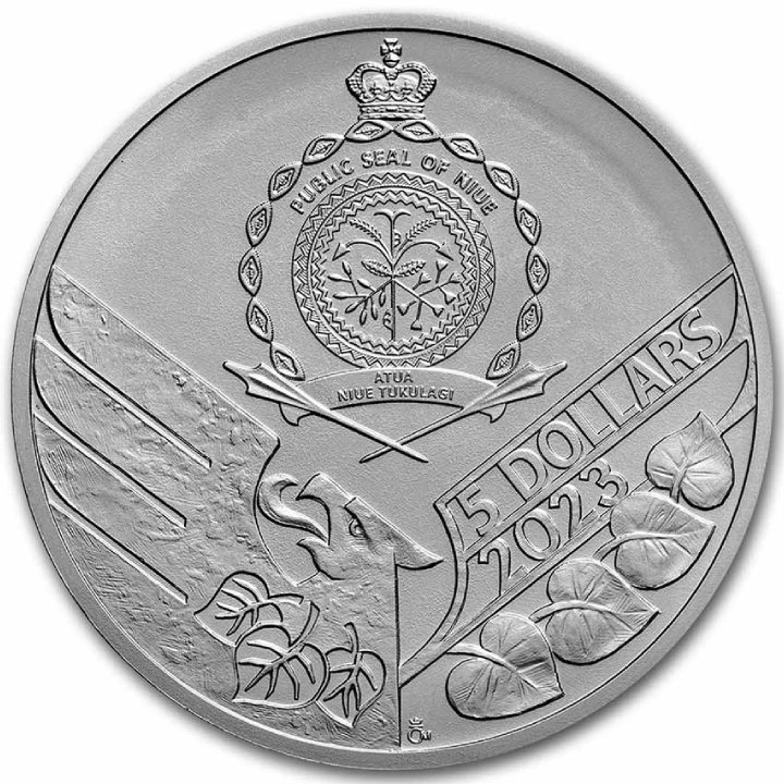 Niue: Czech Lion 2 oz Silber 2023