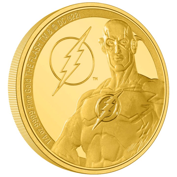 Niue: DC Comics - The Flash 1/4 oz Gold 2022 Proof