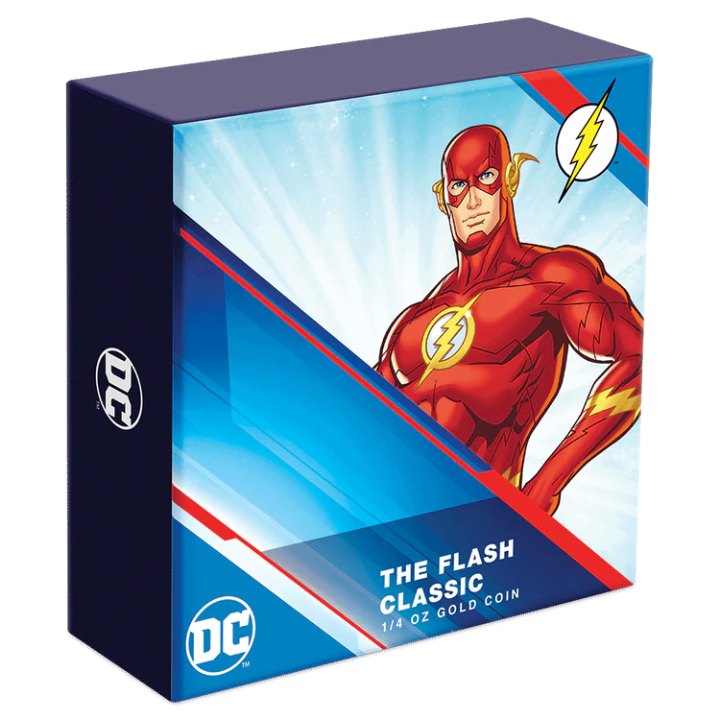 Niue: DC Comics - The Flash 1/4 oz Gold 2022 Proof