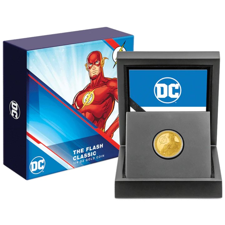 Niue: DC Comics - The Flash 1/4 oz Gold 2022 Proof