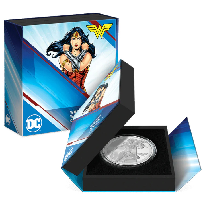 Niue: DC Comics - Wonder Woman 1 oz Silber 2023 Proof