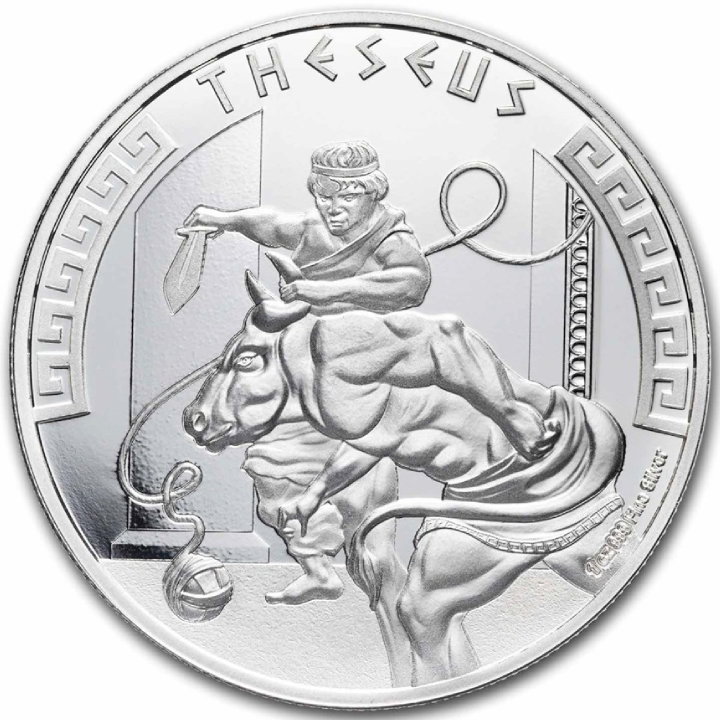 Niue: Heroes of Greek Mythology - Theseus 1 oz Silber 2024 Coin