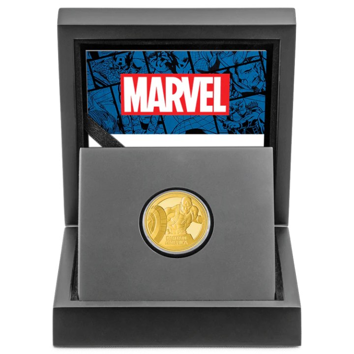 Niue: Marvel - Captain America 1/4 oz Gold 2023 Proof