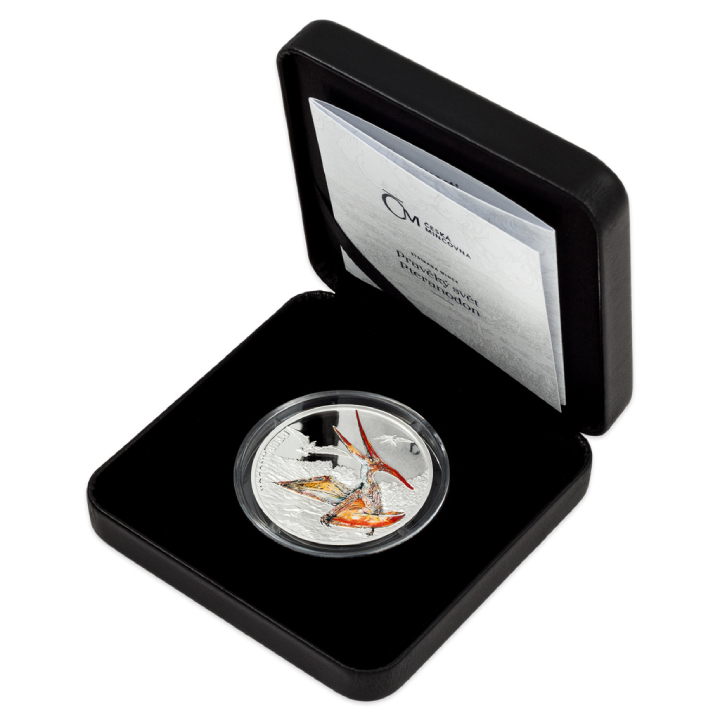 Niue: Prehistoric World - Pteranodon coloured $1 Silver 2023 Proof