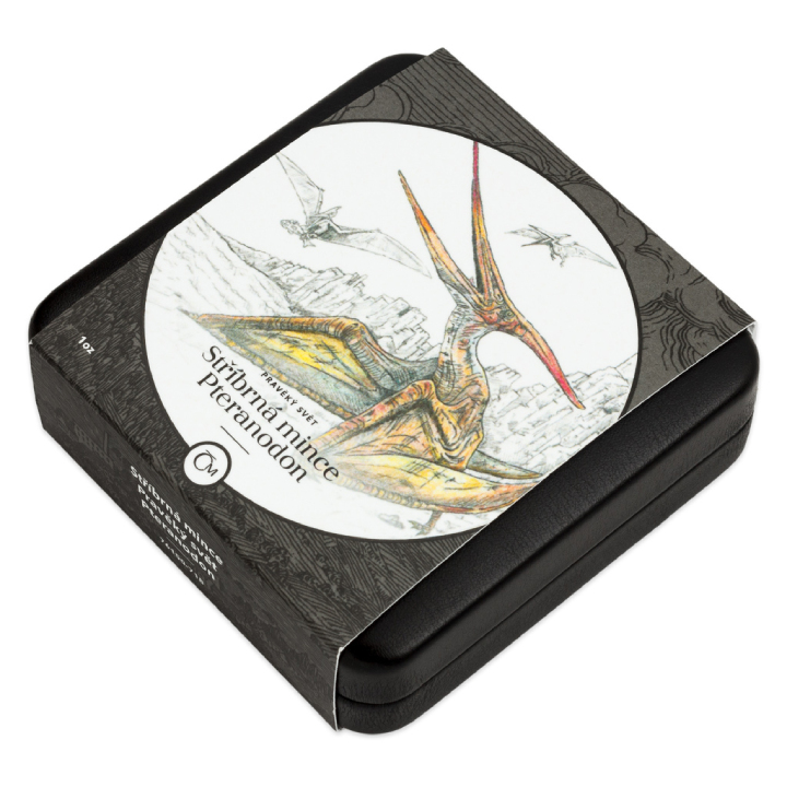 Niue: Prehistoric World - Pteranodon coloured $1 Silver 2023 Proof