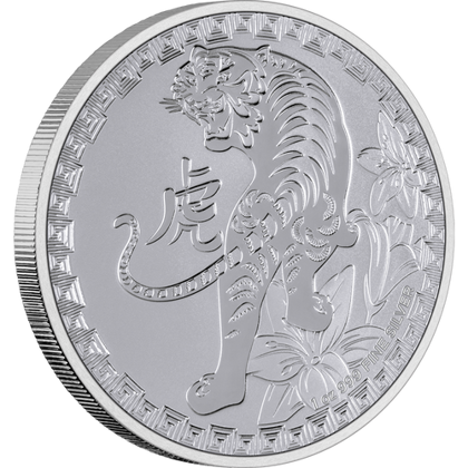 Niue: Year of the Tiger 1 oz Silver 2022