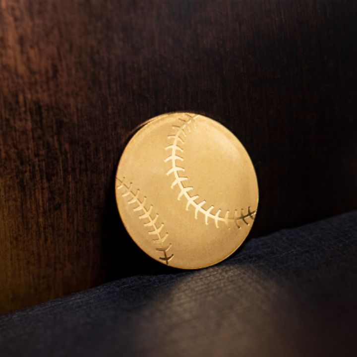 Palau: Baseball 0,5 gram Gold Silk Coin