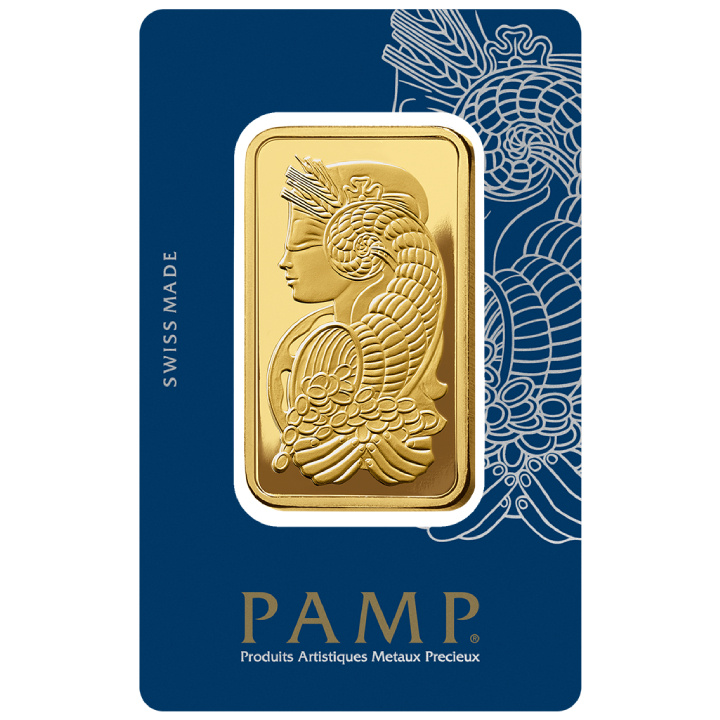 Pamp Suisse Veriscan 50 gram Gold Bar LBMA