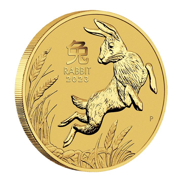 Perth Mint: Lunar III - Year of the Rabbit 1/20 oz Gold 2023