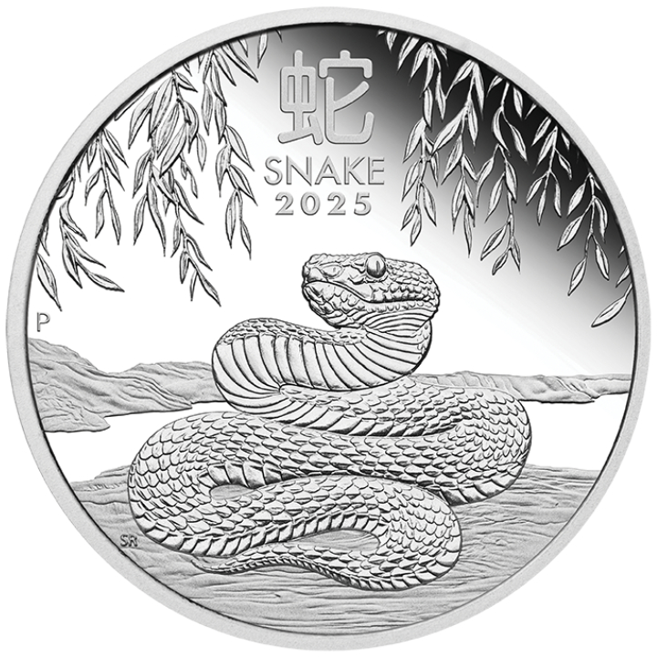 Perth Mint: Lunar III - Year of the Snake 1/2 oz Silver 2025 Proof