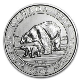 Polar Bear 1,5 oz Silber 2015