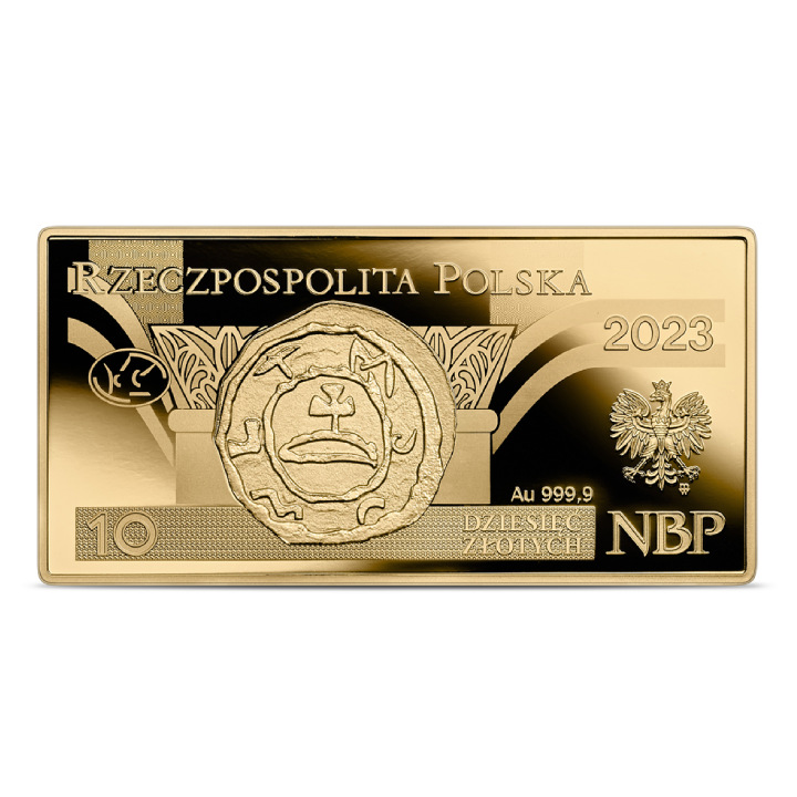 Polish circulation banknotes - 10 PLN banknote Gold 2023 Proof