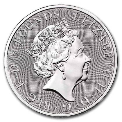 Queen's Beasts: Completer 2 oz Silber 2021 