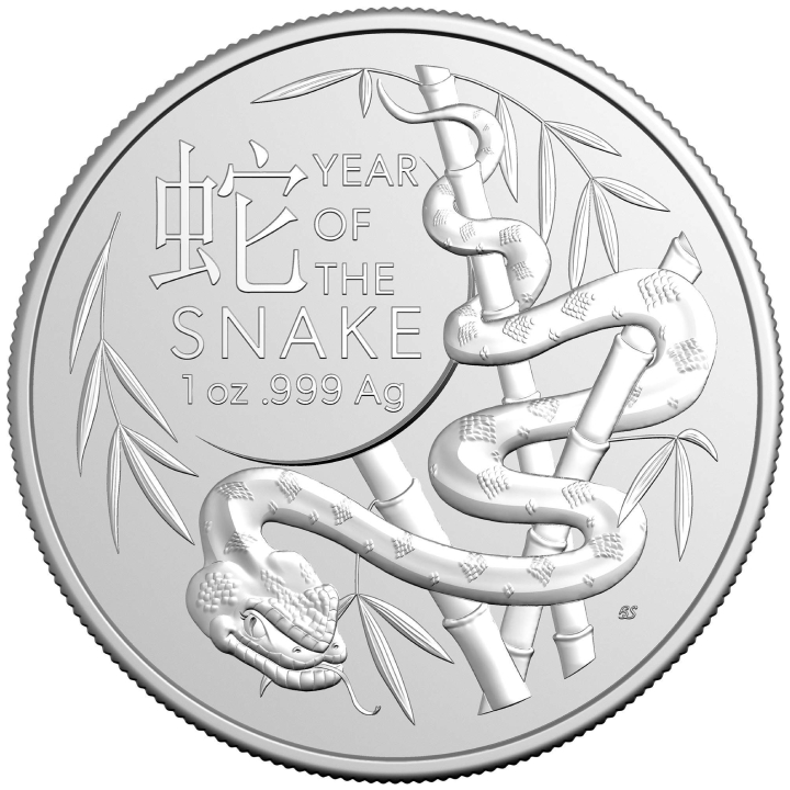 RAM: Lunar - Year of the Snake 1 oz Silber 2025