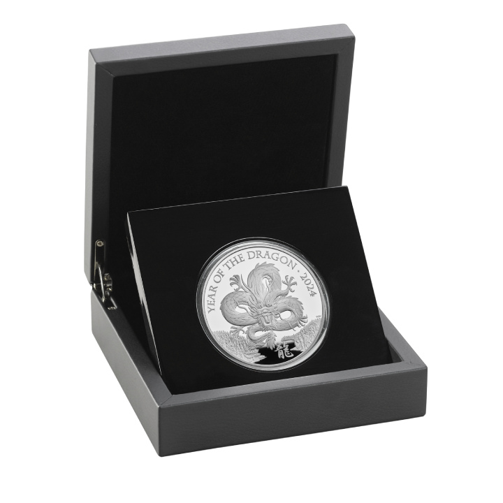 Royal Mint Lunar: Year of the Dragon 5 oz Silber 2024 Proof