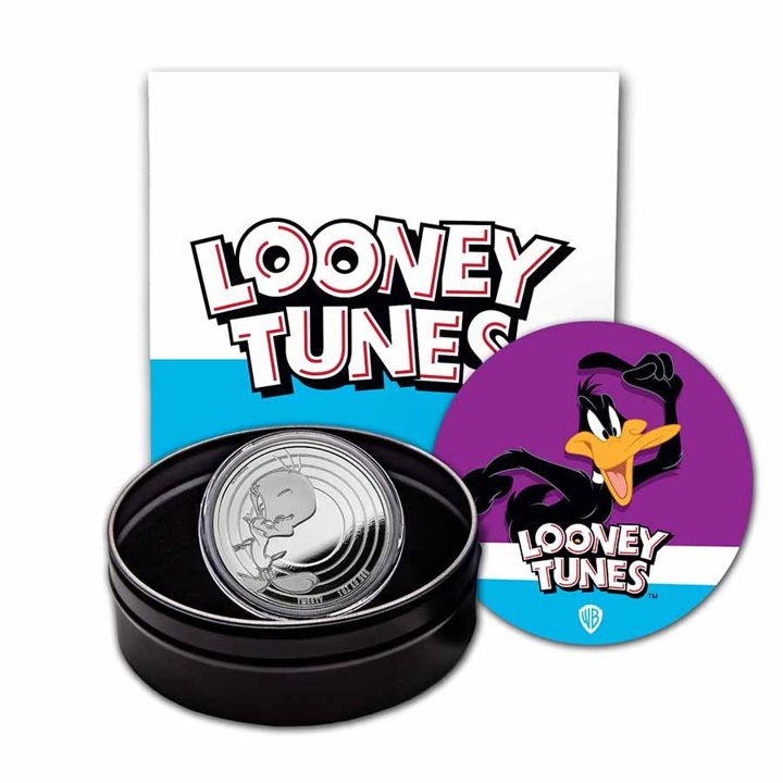 Samoa: Looney Tunes - Tweety 1 oz Silber 2023 Proof Coin