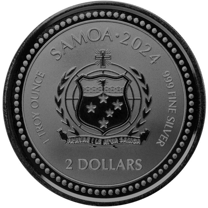 Samoa: The Creator 1 oz Silber 2024 Black Rhodium Proof