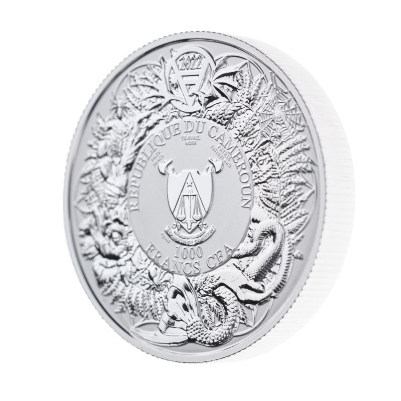 Slavic Bestiary: Rusalka 1000 Francs 2 oz Silber 2022 Coin 