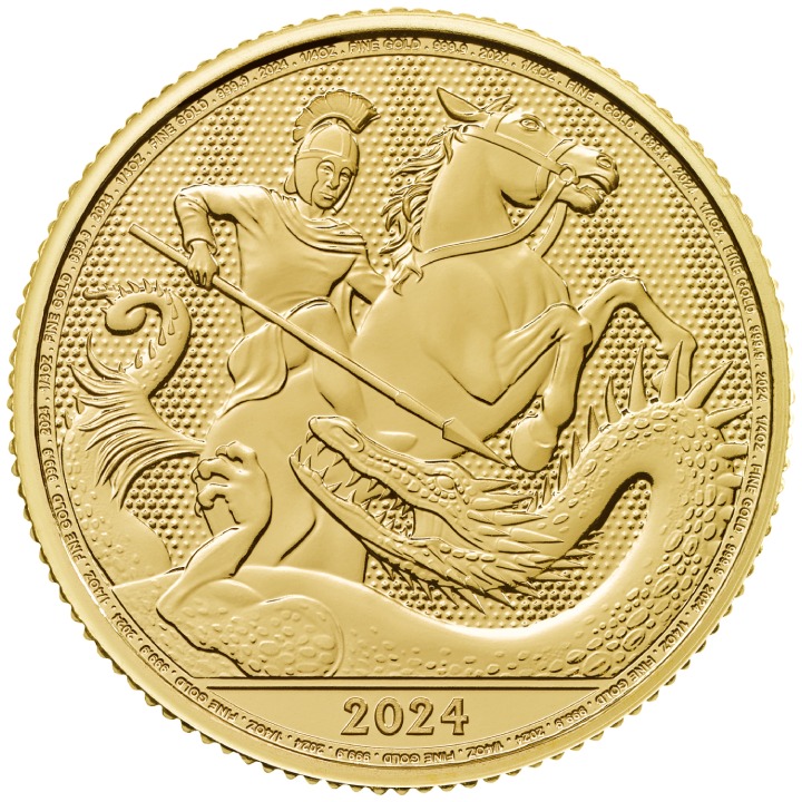 St George and the Dragon 1/4 oz Gold 2024 