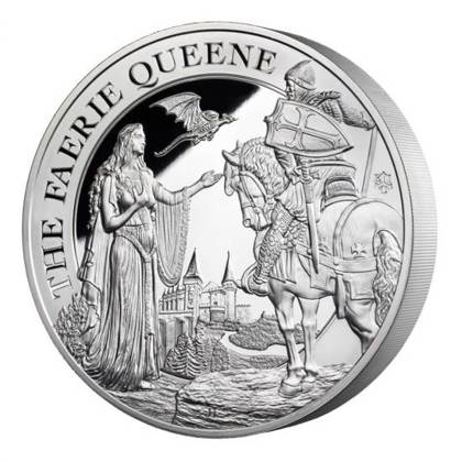 St Helena Una & Redcrosse 1000 gramm Silver 2022 Proof