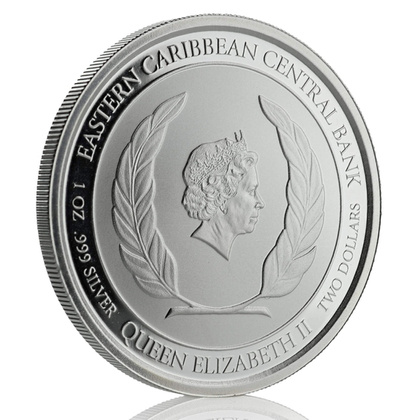 St. Vincent & the Grenadines “Pax Et Justitia” 1 oz Silber 2020