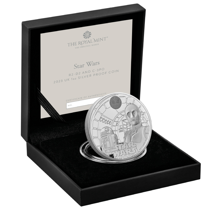 Star Wars: R2-D2 and C-3PO 1 oz Silber 2023 Proof 