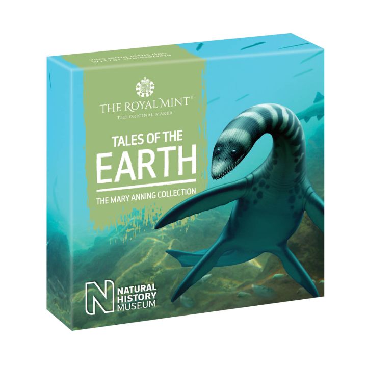 Tales of the Earth: Plesiosaurus 50p Silber 2021 Proof 