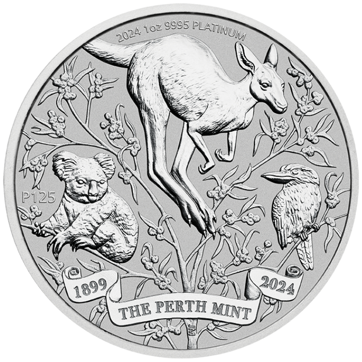 The Perth Mint’s 125th Anniversary 1 oz Platin 2024