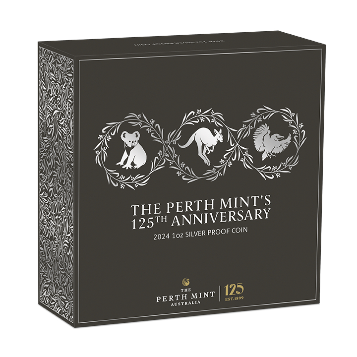 The Perth Mint’s 125th Anniversary 1 oz Silver 2024 Proof