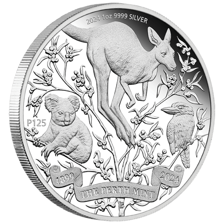 The Perth Mint’s 125th Anniversary 1 oz Silver 2024 Proof