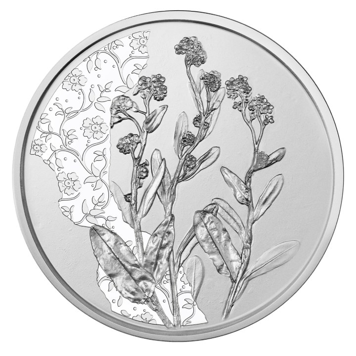 The forget-me-not 10 Euro Silber 2023 Coin