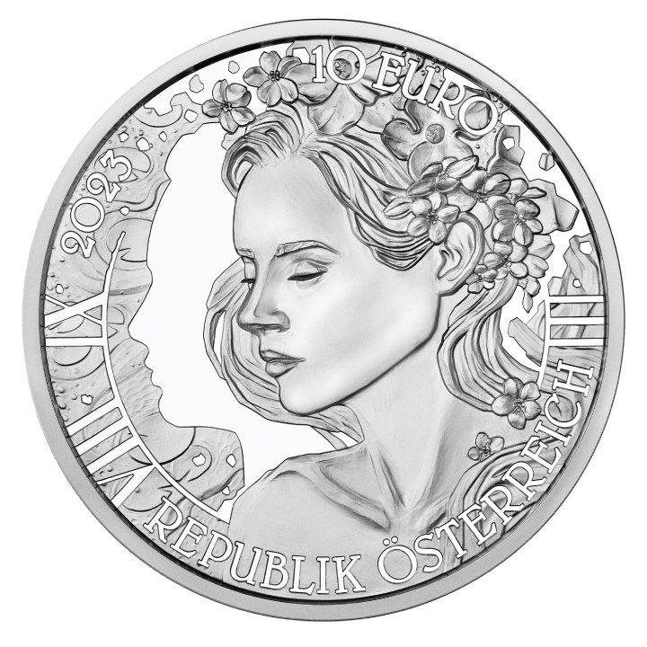 The forget-me-not 10 Euro Silber 2023 Coin