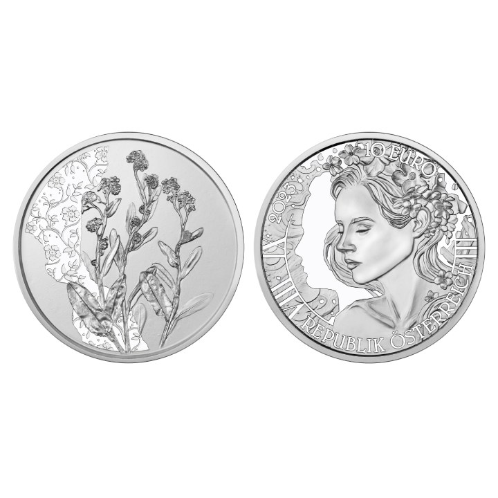 The forget-me-not 10 Euro Silber 2023 Coin