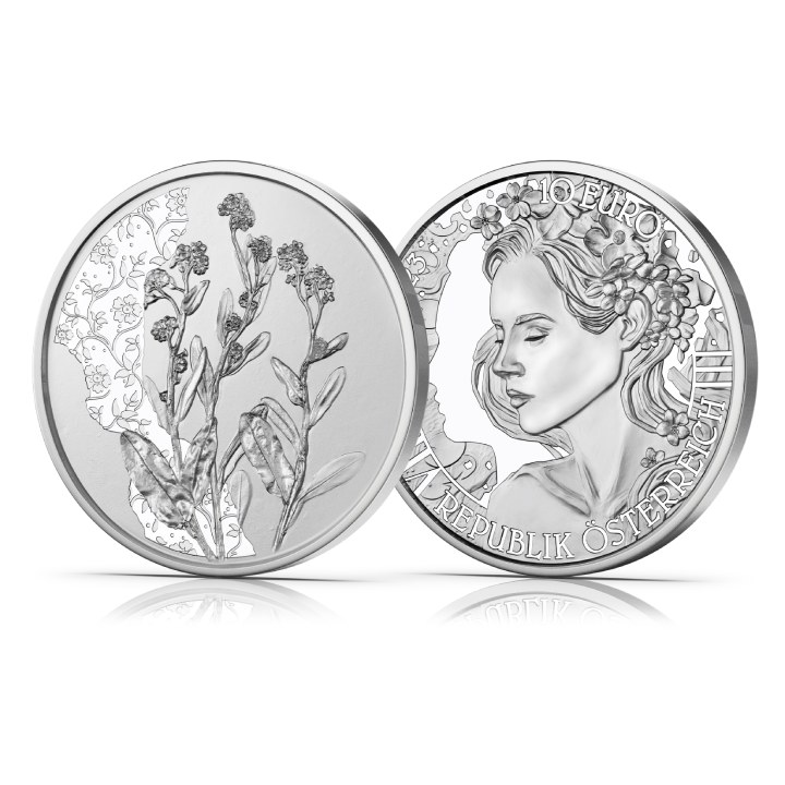 The forget-me-not 10 Euro Silber 2023 Coin