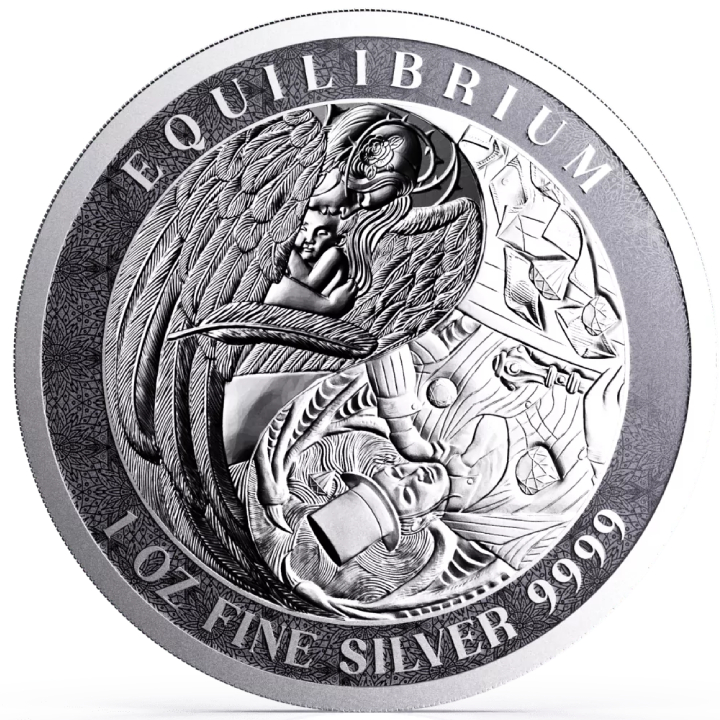 Tokelau: Equilibrium 1 oz Silber 2024