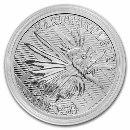 Tokelau: Lionfish 1 oz Silver 2022