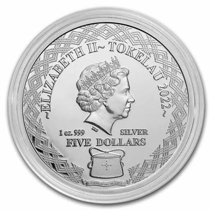 Tokelau: Lionfish 1 oz Silver 2022