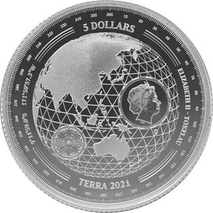 Tokelau: Terra 1 oz Silber 2021