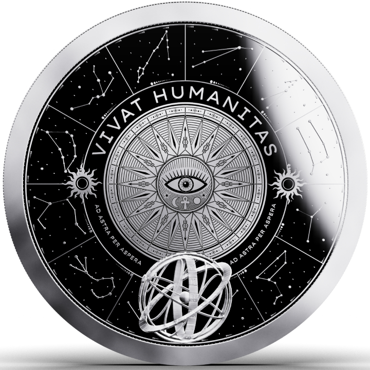 Tokelau: Vivat Humanitas 1 oz Silber 2024 Proof