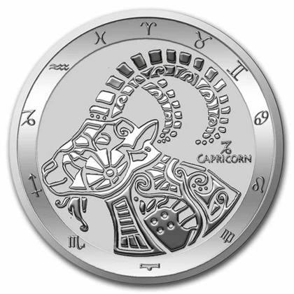 Tokelau: Zodiac Series - Capricorn 1 oz Silver 2022