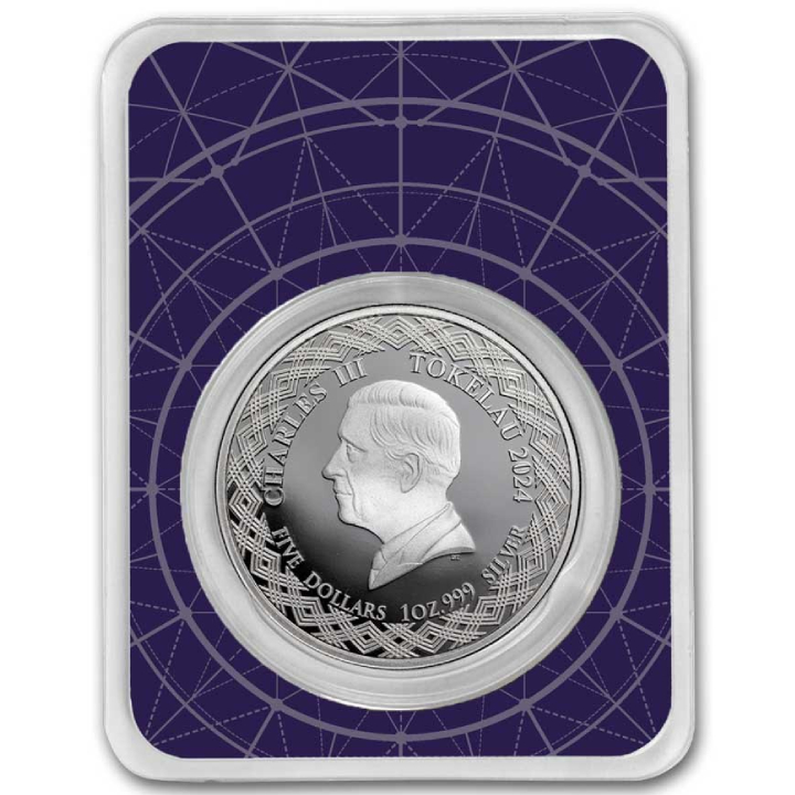 Tokelau: Zodiac Series - Taurus 1 oz Silber 2024 Slab