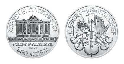 Wiener Philharmoniker 1 oz Silber 2021