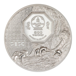  Mongolia: Mongolian Falcon 1 oz Silber 2023 Proof Ultra High Relief Coin